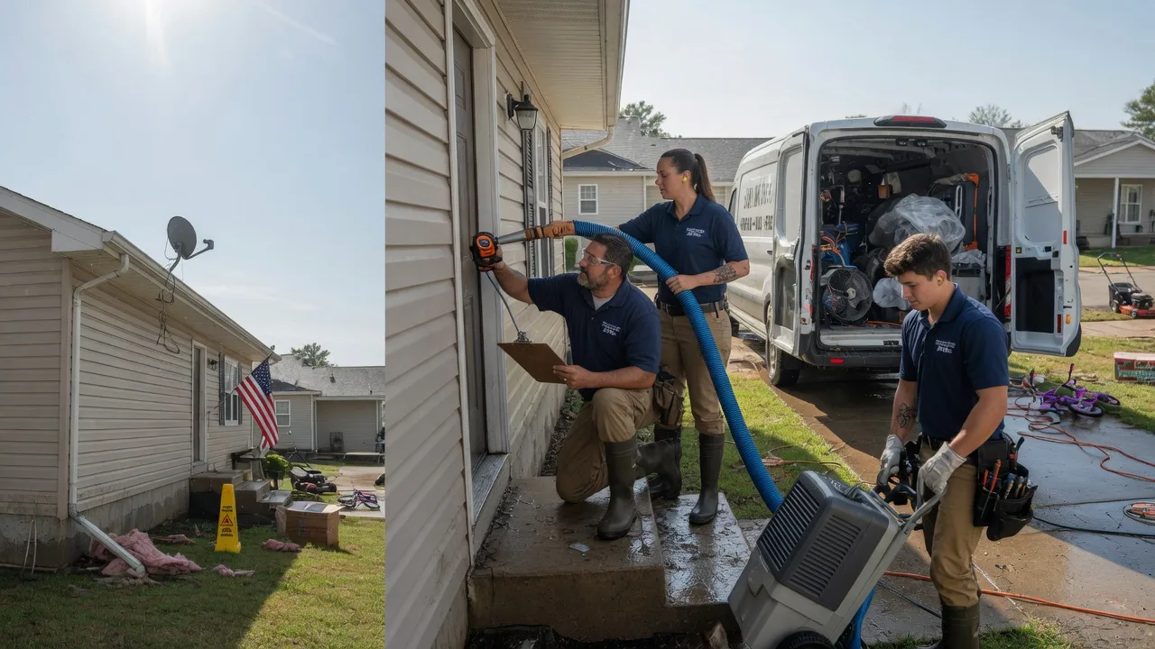 Ceiling Water Damage Restoration in Pittsfield, IL near me